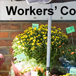 Photo of a business with a workers' comp sign